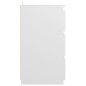 vidaXL Mesitas de noche 2 uds madera contrachapada blanco 40x35x62,5cm vidaXL Mesitas de noche 2 uds madera contrachapada blanco 40x35x62,5cm