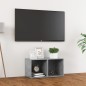 vidaXL Mueble para TV madera contrachapada gris hormigón 72x35x36,5 cm