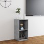 vidaXL Mueble para TV madera contrachapada gris hormigón 72x35x36,5 cm