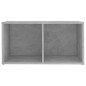 vidaXL Mueble para TV madera contrachapada gris hormigón 72x35x36,5 cm