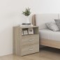 vidaXL Mesitas de noche 2 unidades roble Sonoma 50x32x60 cm vidaXL Mesitas de noche 2 unidades roble Sonoma 50x32x60 cm