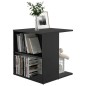 vidaXL Mesa auxiliar de madera contrachapada negro 45x45x48 cm vidaXL Mesa auxiliar de madera contrachapada negro 45x45x48 cm