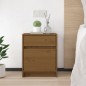vidaXL Mesitas noche 2 uds madera maciza pino marrón miel 40x31x50 cm vidaXL Mesitas noche 2 uds madera maciza pino marrón miel 40x31x50 cm