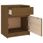 vidaXL Mesitas noche 2 uds madera maciza pino marrón miel 40x31x50 cm vidaXL Mesitas noche 2 uds madera maciza pino marrón miel 40x31x50 cm