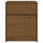 vidaXL Mesitas noche 2 uds madera maciza pino marrón miel 40x31x50 cm vidaXL Mesitas noche 2 uds madera maciza pino marrón miel 40x31x50 cm