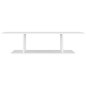 vidaXL Mueble de pared para TV blanco 103x30x26,5 cm