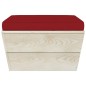 vidaXL Muebles de jardín de palets 6 piezas y cojines madera de abeto vidaXL Muebles de jardín de palets 6 piezas y cojines madera de abeto