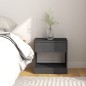 vidaXL Mesitas de noche 2 uds madera maciza de pino gris 40x31x40 cm vidaXL Mesitas de noche 2 uds madera maciza de pino gris 40x31x40 cm