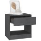 vidaXL Mesitas de noche 2 uds madera maciza de pino gris 40x31x40 cm vidaXL Mesitas de noche 2 uds madera maciza de pino gris 40x31x40 cm