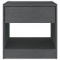 vidaXL Mesitas de noche 2 uds madera maciza de pino gris 40x31x40 cm vidaXL Mesitas de noche 2 uds madera maciza de pino gris 40x31x40 cm