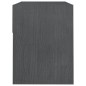 vidaXL Mesitas de noche 2 uds madera maciza de pino gris 40x31x40 cm vidaXL Mesitas de noche 2 uds madera maciza de pino gris 40x31x40 cm