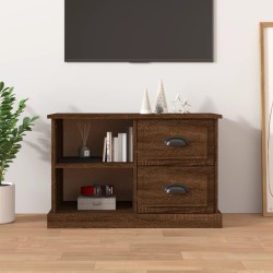 vidaXL Mueble de TV madera contrachapada roble marrón 73x35,5x47,5 cm