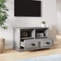 vidaXL Mueble para TV madera contrachapada gris Sonoma 80x35x50 cm vidaXL Mueble para TV madera contrachapada gris Sonoma 80x35x50 cm