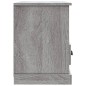 vidaXL Mueble para TV madera contrachapada gris Sonoma 80x35x50 cm vidaXL Mueble para TV madera contrachapada gris Sonoma 80x35x50 cm