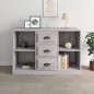 vidaXL Aparador de madera contrachapada gris Sonoma 104,5x35,5x67,5 cm