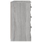 vidaXL Aparador de madera contrachapada gris Sonoma 104,5x35,5x67,5 cm