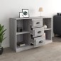 vidaXL Aparador de madera contrachapada gris Sonoma 104,5x35,5x67,5 cm