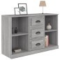 vidaXL Aparador de madera contrachapada gris Sonoma 104,5x35,5x67,5 cm