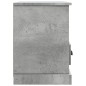 vidaXL Mueble para TV madera contrachapada gris hormigón 80x35x50 cm