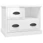 vidaXL Mesita de noche blanco brillante 60x39x45 cm vidaXL Mesita de noche blanco brillante 60x39x45 cm