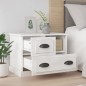 vidaXL Mesita de noche blanco brillante 60x39x45 cm vidaXL Mesita de noche blanco brillante 60x39x45 cm