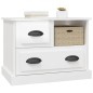 vidaXL Mesita de noche blanco brillante 60x39x45 cm vidaXL Mesita de noche blanco brillante 60x39x45 cm
