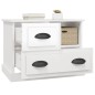 vidaXL Mesita de noche blanco brillante 60x39x45 cm vidaXL Mesita de noche blanco brillante 60x39x45 cm