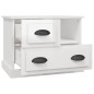 vidaXL Mesita de noche blanco brillante 60x39x45 cm vidaXL Mesita de noche blanco brillante 60x39x45 cm