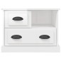 vidaXL Mesita de noche blanco brillante 60x39x45 cm vidaXL Mesita de noche blanco brillante 60x39x45 cm