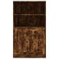 vidaXL Aparador de madera contrachapada roble ahumado 60x35,5x103,5 cm vidaXL Aparador de madera contrachapada roble ahumado 60x35,5x103,5 cm
