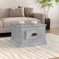 vidaXL Mesa de centro madera contrachapada gris hormigón 50x50x35 cm vidaXL Mesa de centro madera contrachapada gris hormigón 50x50x35 cm