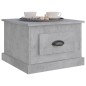 vidaXL Mesa de centro madera contrachapada gris hormigón 50x50x35 cm vidaXL Mesa de centro madera contrachapada gris hormigón 50x50x35 cm