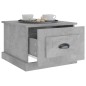 vidaXL Mesa de centro madera contrachapada gris hormigón 50x50x35 cm vidaXL Mesa de centro madera contrachapada gris hormigón 50x50x35 cm