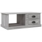 vidaXL Mesa de centro madera contrachapada gris Sonoma 90x50x35 cm vidaXL Mesa de centro madera contrachapada gris Sonoma 90x50x35 cm