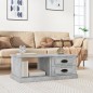 vidaXL Mesa de centro madera contrachapada gris hormigón 90x50x35 cm vidaXL Mesa de centro madera contrachapada gris hormigón 90x50x35 cm