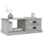 vidaXL Mesa de centro madera contrachapada gris hormigón 90x50x35 cm vidaXL Mesa de centro madera contrachapada gris hormigón 90x50x35 cm