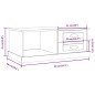 vidaXL Mesa de centro madera contrachapada gris hormigón 90x50x35 cm vidaXL Mesa de centro madera contrachapada gris hormigón 90x50x35 cm