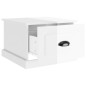 vidaXL Mesa de centro madera contrachapada blanco brillo 50x50x35 cm vidaXL Mesa de centro madera contrachapada blanco brillo 50x50x35 cm