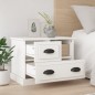 vidaXL Mesita de noche blanco 60x39x45 cm vidaXL Mesita de noche blanco 60x39x45 cm