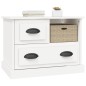vidaXL Mesita de noche blanco 60x39x45 cm vidaXL Mesita de noche blanco 60x39x45 cm