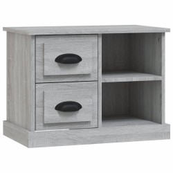 vidaXL Mesita de noche gris Sonoma 60x35,5x45 cm