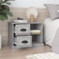 vidaXL Mesita de noche gris Sonoma 60x35,5x45 cm vidaXL Mesita de noche gris Sonoma 60x35,5x45 cm
