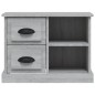 vidaXL Mesita de noche gris Sonoma 60x35,5x45 cm vidaXL Mesita de noche gris Sonoma 60x35,5x45 cm