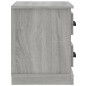 vidaXL Mesita de noche gris Sonoma 60x35,5x45 cm vidaXL Mesita de noche gris Sonoma 60x35,5x45 cm