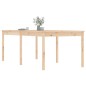 vidaXL Mesa de jardín madera maciza de pino 203,5x100x76 cm