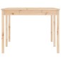 vidaXL Mesa de jardín madera maciza de pino 203,5x100x76 cm