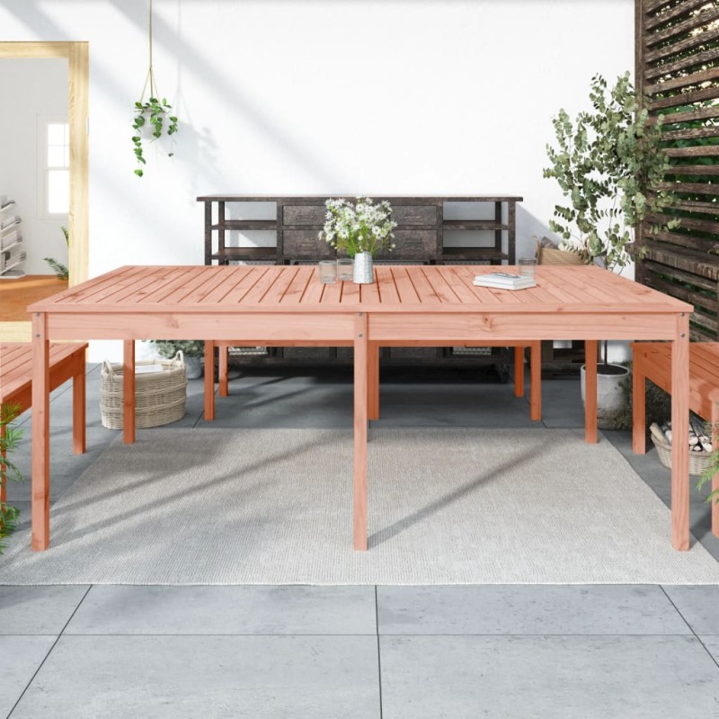 vidaXL Mesa de jardín madera maciza de abeto Douglas 203,5x100x76 cm vidaXL Mesa de jardín madera maciza de abeto Douglas 203,5x100x76 cm