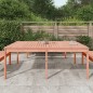 vidaXL Mesa de jardín madera maciza de abeto Douglas 203,5x100x76 cm vidaXL Mesa de jardín madera maciza de abeto Douglas 203,5x100x76 cm