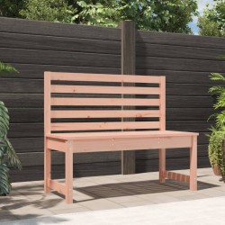 vidaXL Banco de jardín madera maciza abeto de Douglas 109 cm