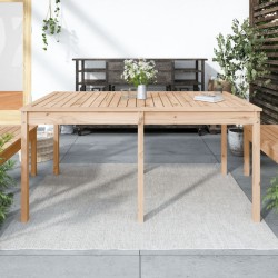 vidaXL Mesa de jardín madera maciza de pino 159,5x82,5x76 cm